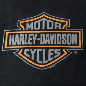 HARLEY-DAVIDSON Motorcycles Black GLACIAL LAKES Tshirt Men’s Size 2XL